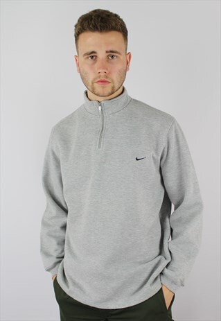 NIKE HALF-ZIP VINTAGE SPORTS SWEATSHIRT