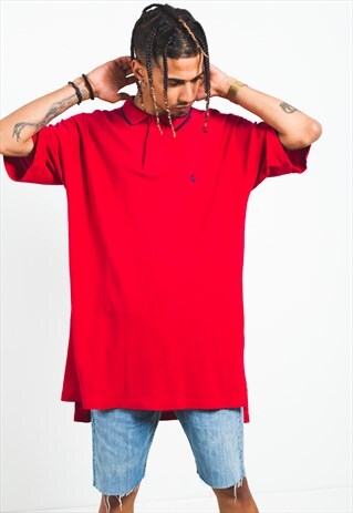 VINTAGE 90S POLO RALPH LAUREN POLO T-SHIRT / S0584