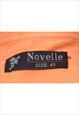 VINTAGE SHORT-SLEEVE ORANGE HAWAIIAN SHIRT - L