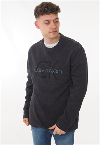 VINTAGE CALVIN KLEIN SWEATSHIRT GREY