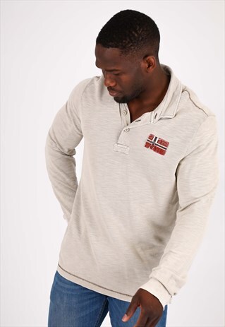 VINTAGE NAPAPIJRI POLO SWEATSHIRT NT113
