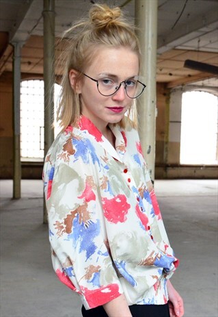 VINTAGE 80S PATTERN SHIRT