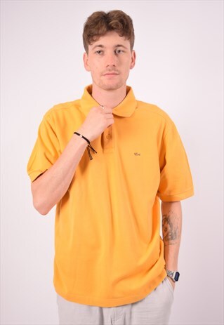 VINTAGE PAUL & SHARK POLO SHIRT YELLOW
