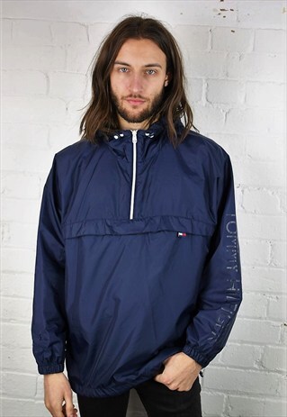 VINTAGE 90'S TOMMY HILFIGER PULLOVER WINDBREAKER