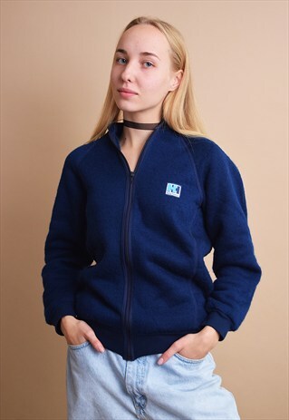 VINTAGE 70'S RETRO HELLY HANSEN KNITTED WARM CARDIGAN TOP