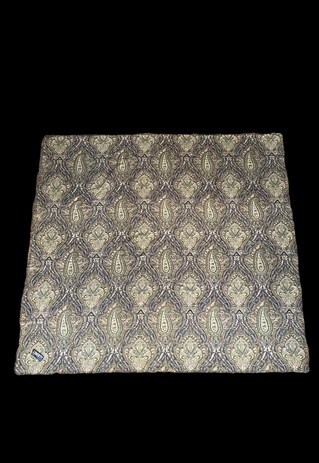 Vintage Liberty Fine Wool Extra  X Large Paisley Green Scarf