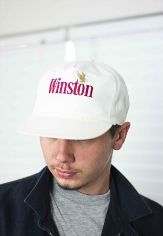 VINTAGE WINSTON CIGARETTE CAP LOGO 90S X 2.1