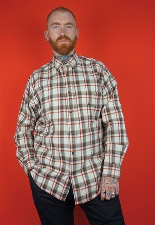 VINTAGE 1990S LARGE CHECK SHIRT