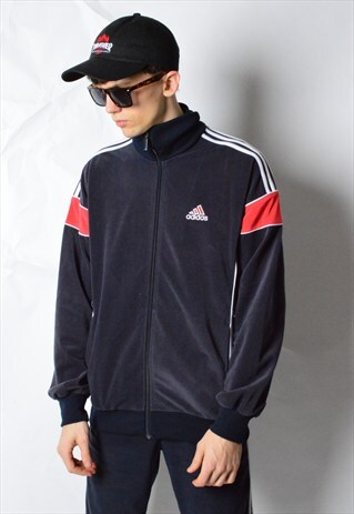 2005 COLOUR BLOCK VELVETY ADIDAS TRACK JACKET