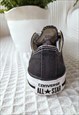 RETRO BLACK LOW- TOP CANVAS ALL STAR CONVERSE  UK5