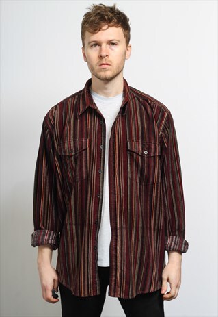 VINTAGE CORDUROY CORD SHIRT