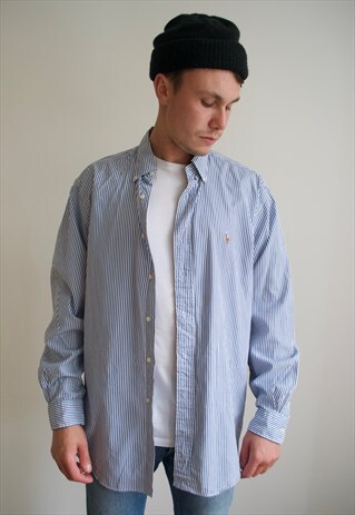 VINTAGE 90'S STRIPED RALPH LAUREN SHIRT