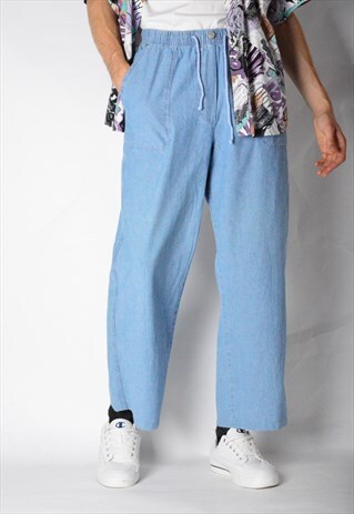 VINTAGE 90S UNISEX BLUE LIGHTWEIGHT JEANS