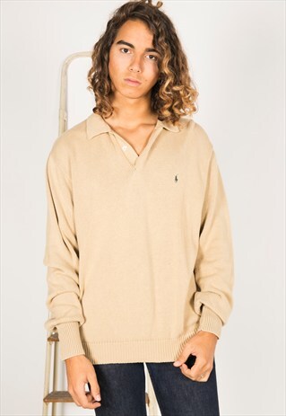 VINTAGE 80S POLO RALPH LAUREN JUMPER / R0149