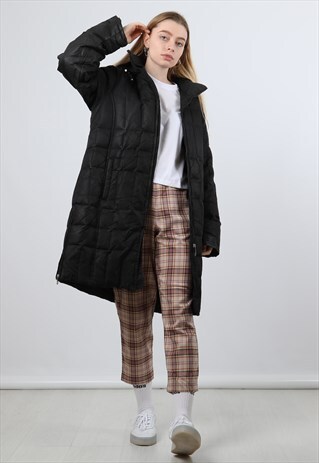 VINTAGE MEDIUM BLACK PADDED JACKET