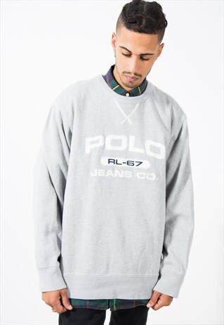 VINTAGE 90'S POLO RALPH LAUREN SWEATSHIRT / S2206
