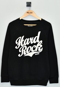 Vintage Hard Rock Krakow Sweatshirt Black Medium