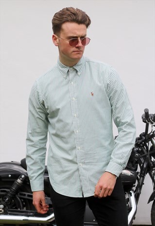 RALPH LAUREN USA PENCIL STRIPED SHIRT