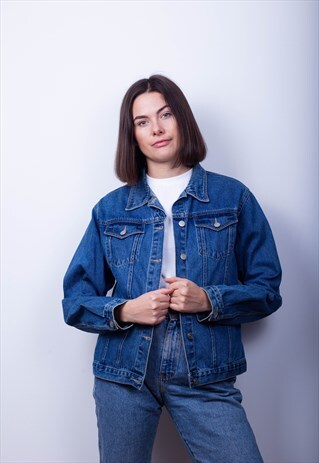 DARK BLUE DENIM JACKET