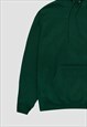 54 FLORAL PREMIUM BLANK PULLOVER HOODY - FORREST GREEN