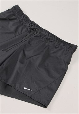 Vintage Nike Shorts in Black Casual Gym Sportswear Medium