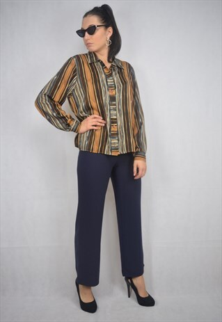 VINTAGE CLASSIC STRIPED 80'S SHIRT