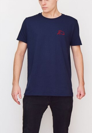 NAVY ELEPHANT (RED) T-SHIRT