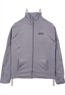 Vintage 90's Columbia Fleece Jumper Spellout Logo Zip Up