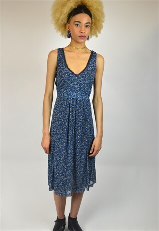 VINTAGE 90'S FLORAL PRINT DRESS