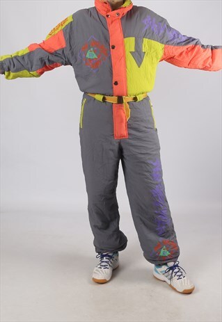 VINTAGE FULL SKI SUIT SNOW M 40 - 42" (9DX)