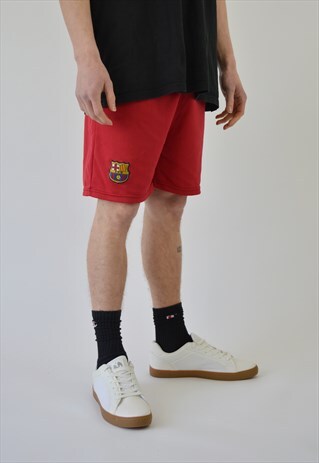 VINTAGE FC BARCELONA FAN SPORT SHORTS FOR MEN