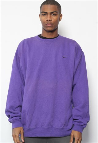 VINTAGE NIKE LOGO SWEATSHIRT PURPLE