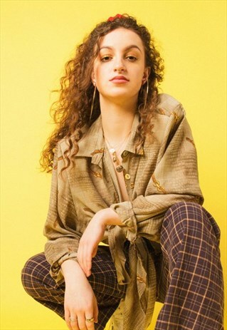 VINTAGE OVERSIZED PATTERN SHIRT