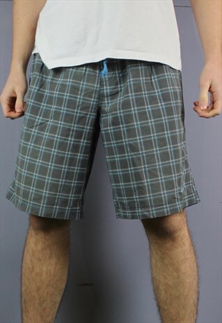 adidas plaid shorts