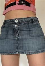 Y2K Vintage Denim Mini Skirt