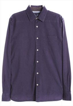 Vintage 90's Tommy Hilfiger Shirt Plain Long Sleeve Button U