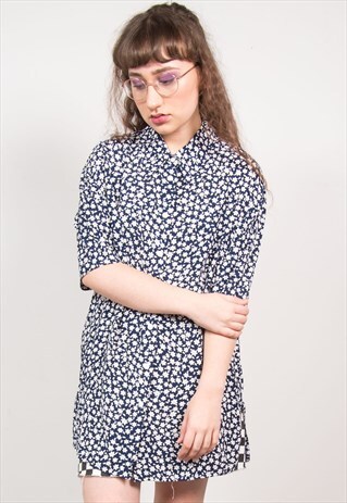 VINTAGE 90'S FLORAL PATTERN SHIRT