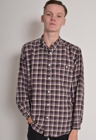 VINTAGE DKNY CHECK FLANNEL SHIRT