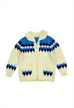 Vintage 1950s Cowichan Knit Sweater 