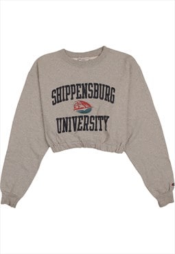 Champion 90's Shippensburg University Crop Sweatshirt Medium