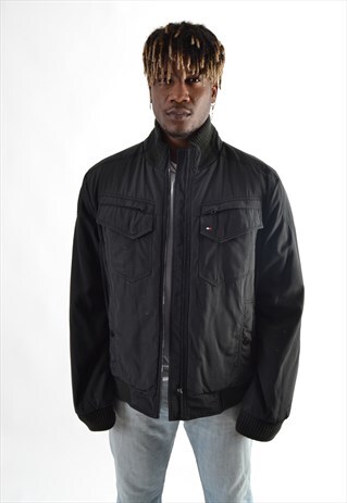 BLACK TOMMY HILFIGER JACKET RLH6154