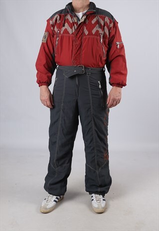 VINTAGE FULL SKI SUIT SNOW SPORTS UK M 38 - 40" (J9B)