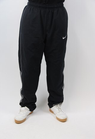 VINTAGE BLACK NIKE TRACKSUIT BOTTOMS