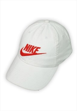Vintage Nike White Logo Baseball Cap