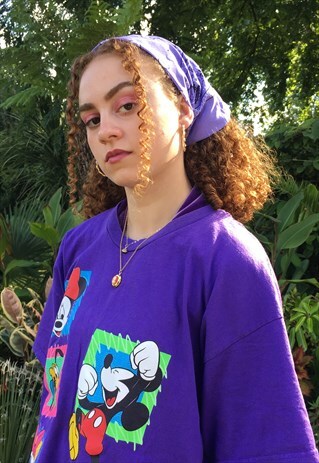 PURPLE BANDANA