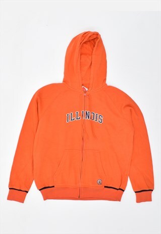 CUSTOM FIT 90'S NIKE ILLINOIS HOODIE SWEATER ORANGE