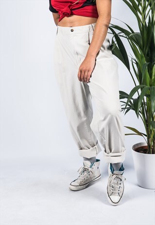 VINTAGE DOCKERS TROUSERS IN BEIGE