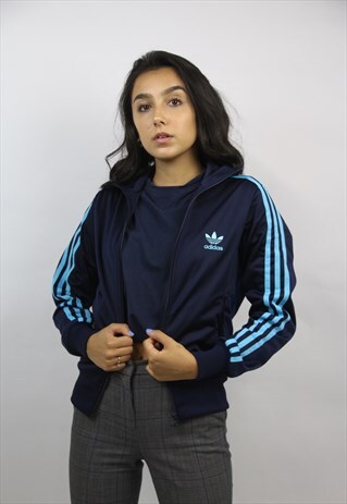 VINTAGE ADIDAS 90'S NAVY JACKET