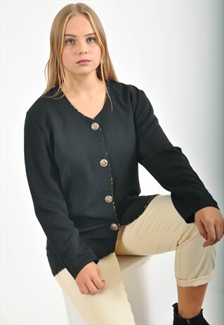 VINTAGE 80'S JACKET IN BLACK