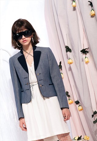 VINTAGE BLAZER 80S GIRLBOSS SUIT JACKET